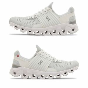 On Running Cloudswift Running Shoe Glacier Grey White Size 9